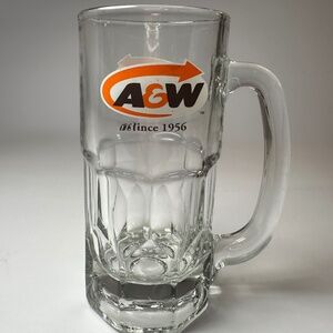 A&W Glass Mug | Since 1956 | Heavy Root Beer Mug